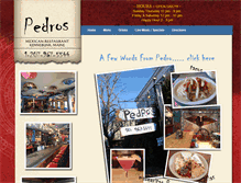 Tablet Screenshot of pedrosmaine.com